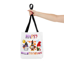 Load image into Gallery viewer, Holiday Gnome Tote Bag-Happy Hallothanksmas
