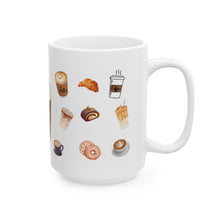 Load image into Gallery viewer, &quot;Cafecito y Chisme&quot; Ceramic Mug, (11oz, 15oz)
