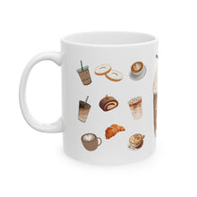 Load image into Gallery viewer, &quot;Cafecito y Chisme&quot; Ceramic Mug, (11oz, 15oz)
