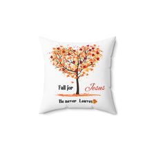 Load image into Gallery viewer, Fall for Jesus Heart Tree-Decorative Pillow
