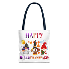 Load image into Gallery viewer, Holiday Gnome Tote Bag-Happy Hallothanksmas
