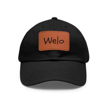 Load image into Gallery viewer, &quot;Welo&quot; Hat with Leather Patch (Rectangle)
