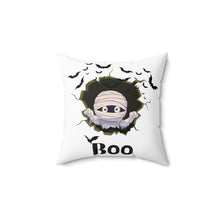 Load image into Gallery viewer, Square Pillow - Boo! Halloween Mummy
