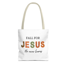 Load image into Gallery viewer, Fall For Jesus Tote Bag
