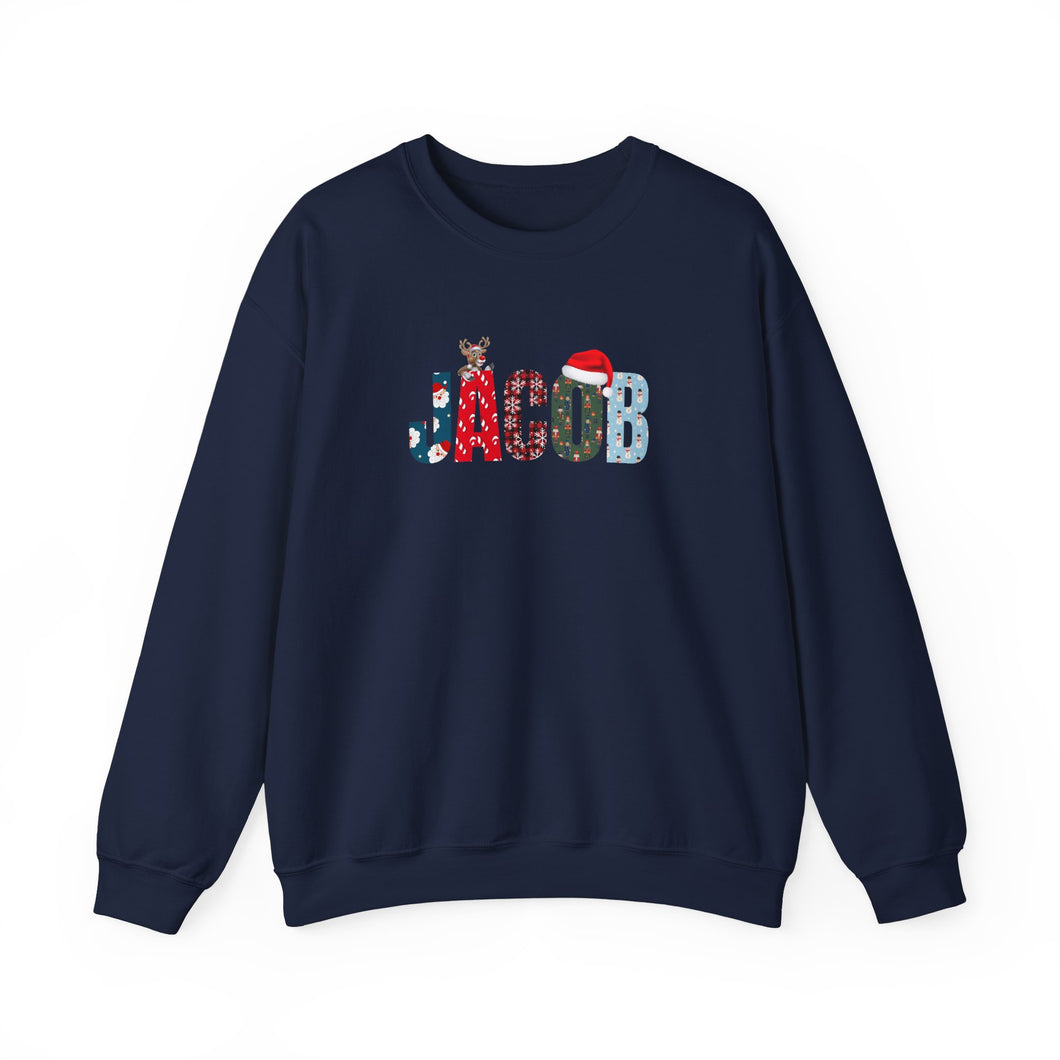 Personalized Christmas Name Sweatshirt