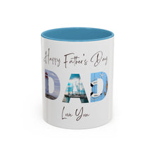 Load image into Gallery viewer, &quot;Happy Father&#39;s Day&quot; Nautical Coffee Mug (11, 15oz)
