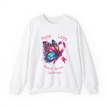 Load image into Gallery viewer, Hope &amp; Love Breast Cancer Awareness Sweatshirt
