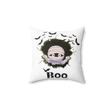 Load image into Gallery viewer, Square Pillow - Boo! Halloween Mummy
