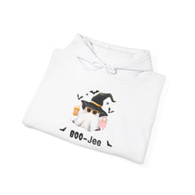 Load image into Gallery viewer, Boo-Jee and Cute Halloween Ghost Hooded Sweatshirt
