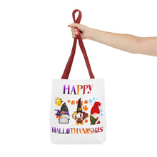 Load image into Gallery viewer, Holiday Gnome Tote Bag-Happy Hallothanksmas
