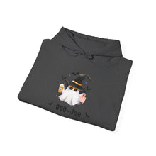 Load image into Gallery viewer, Boo-Jee and Cute Halloween Ghost Hooded Sweatshirt
