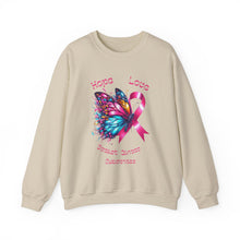 Load image into Gallery viewer, Hope &amp; Love Breast Cancer Awareness Sweatshirt
