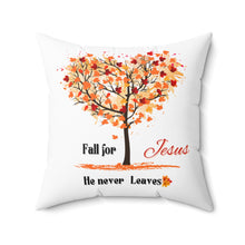 Load image into Gallery viewer, Fall for Jesus Heart Tree-Decorative Pillow
