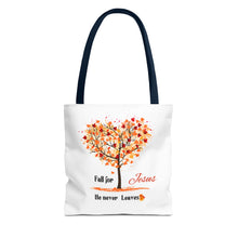 Load image into Gallery viewer, Fall for Jesus Tote Bag
