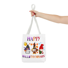 Load image into Gallery viewer, Holiday Gnome Tote Bag-Happy Hallothanksmas
