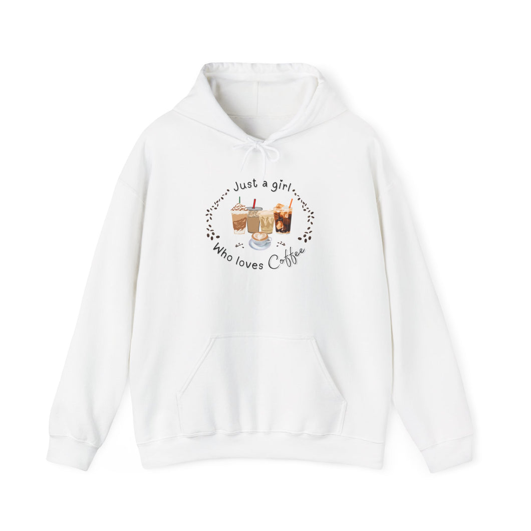 Just a girl who loves Coffee-Fall Hoodie