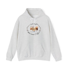 Load image into Gallery viewer, Just a girl who loves Coffee-Fall Hoodie
