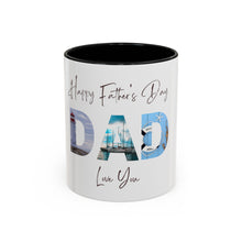 Load image into Gallery viewer, &quot;Happy Father&#39;s Day&quot; Nautical Coffee Mug (11, 15oz)
