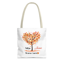 Load image into Gallery viewer, Fall for Jesus Tote Bag
