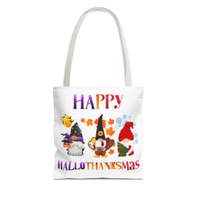 Load image into Gallery viewer, Holiday Gnome Tote Bag-Happy Hallothanksmas
