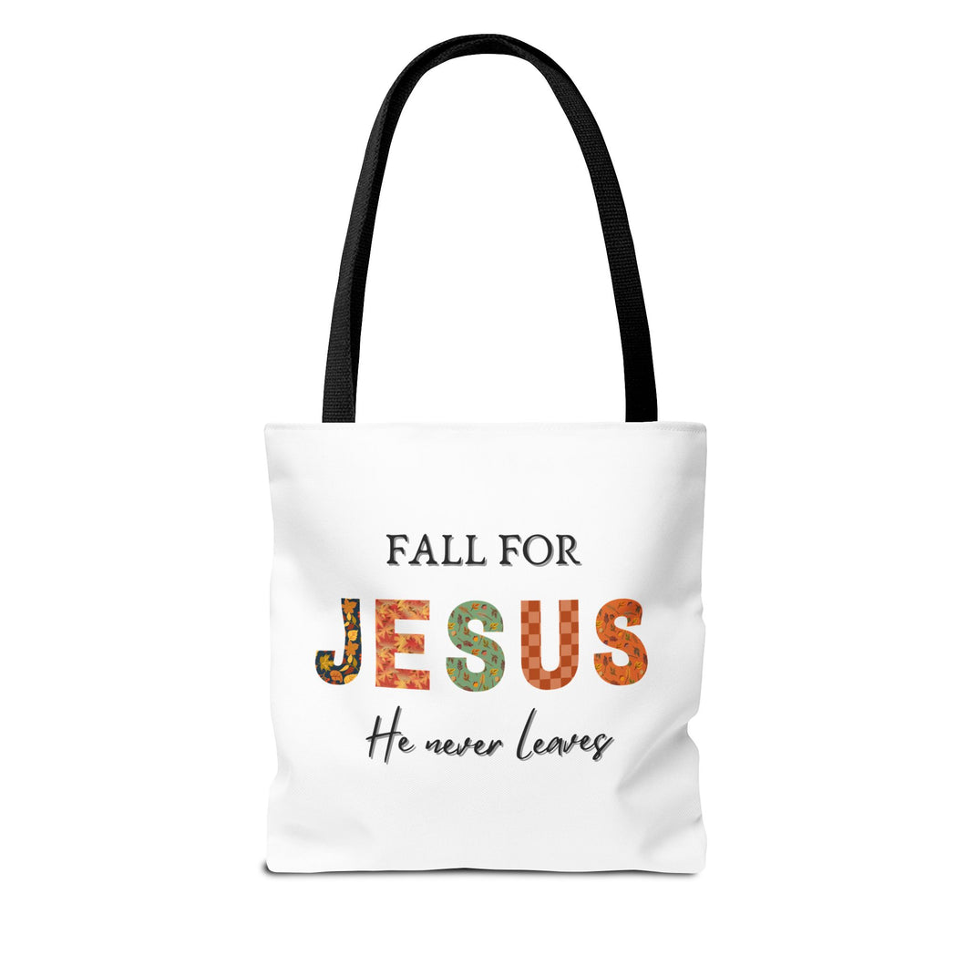 Fall For Jesus Tote Bag