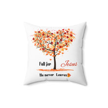 Load image into Gallery viewer, Fall for Jesus Heart Tree-Decorative Pillow
