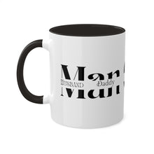 Load image into Gallery viewer, &quot;Man Of God&quot; Black &amp; White Mug, 11oz
