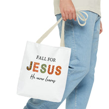 Load image into Gallery viewer, Fall For Jesus Tote Bag
