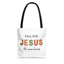 Load image into Gallery viewer, Fall For Jesus Tote Bag
