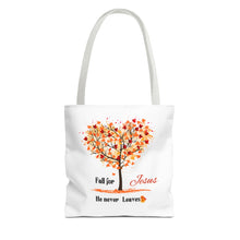 Load image into Gallery viewer, Fall for Jesus Tote Bag
