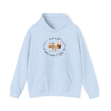 Load image into Gallery viewer, Just a girl who loves Coffee-Fall Hoodie
