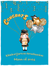 Load image into Gallery viewer, &quot;Kindergarten Graduation&quot; Cozy Plush Fleece Blanket - 30x40
