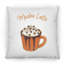 Load image into Gallery viewer, Mocha Latte Medium Square Fall Pillow
