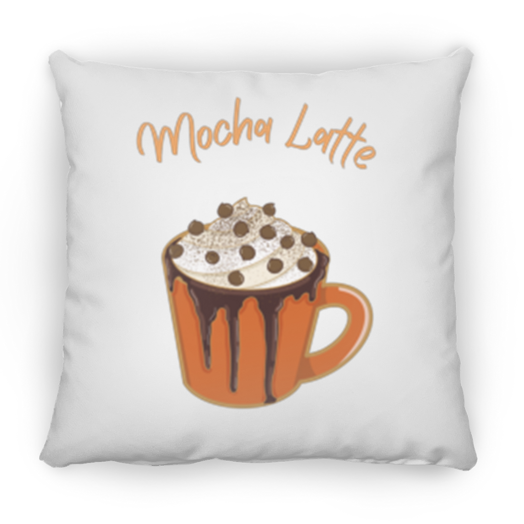 Mocha Latte Medium Square Fall Pillow