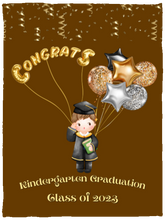 Load image into Gallery viewer, &quot;Kindergarten Graduation&quot; Cozy Plush Fleece Blanket - 30x40
