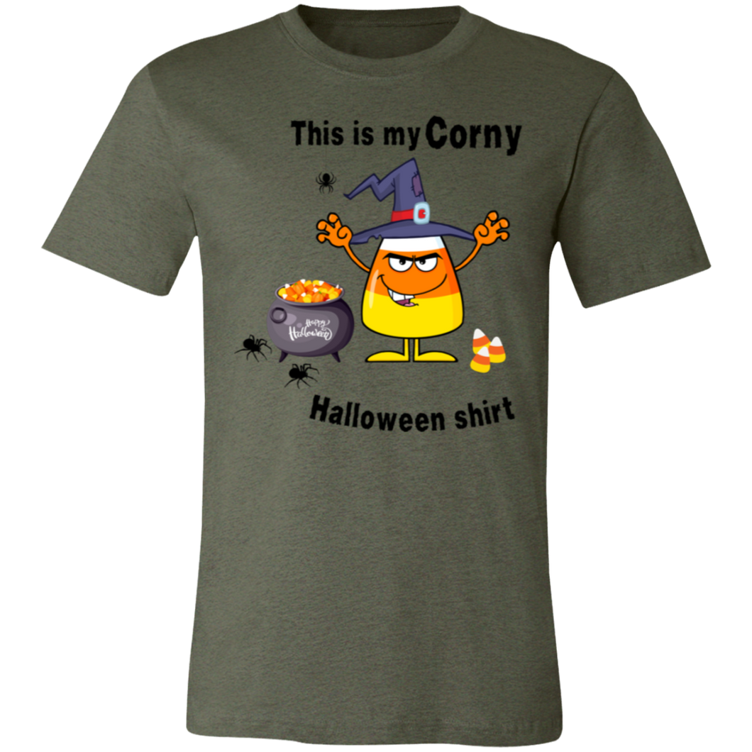 Funny Corny Halloween Unisex Short-Sleeve T-Shirt