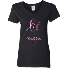 Load image into Gallery viewer, Love You Mom V-Neck T-Shirt
