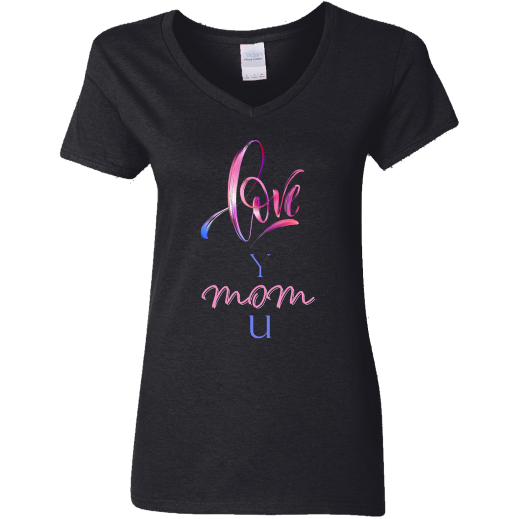 Love You Mom V-Neck T-Shirt