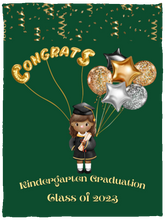 Load image into Gallery viewer, &quot;Kindergarten Graduation&quot; Cozy Plush Fleece Blanket - 30x40
