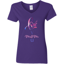 Load image into Gallery viewer, Love You Mom V-Neck T-Shirt
