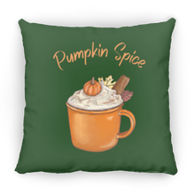 Load image into Gallery viewer, Pumpkin Spice Medium Square Fall Pillow
