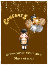 Load image into Gallery viewer, &quot;Kindergarten Graduation&quot; Cozy Plush Fleece Blanket - 30x40
