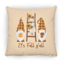 Load image into Gallery viewer, &quot;It&#39;s Fall Y&#39;all&quot; Medium Square Fall Pillow
