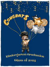 Load image into Gallery viewer, “Kindergarten Graduation” Cozy Plush Fleece Blanket - 30x40
