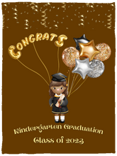 Load image into Gallery viewer, &quot;Kindergarten Graduation&quot; Cozy Plush Fleece Blanket - 30x40
