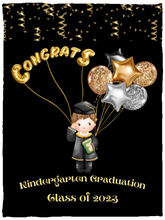 Load image into Gallery viewer, &quot;Kindergarten Graduation&quot; Cozy Plush Fleece Blanket - 30x40
