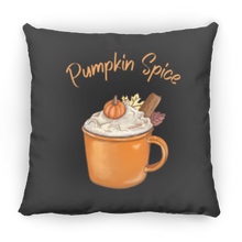 Load image into Gallery viewer, Pumpkin Spice Medium Square Fall Pillow
