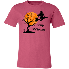 Load image into Gallery viewer, Sup Witches Halloween Funny Unisex T-Shirt
