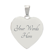 Load image into Gallery viewer, Autism &quot;Awesome Mom&quot; Heart Necklace
