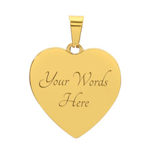 Load image into Gallery viewer, Autism &quot;Awesome Mom&quot; Heart Necklace
